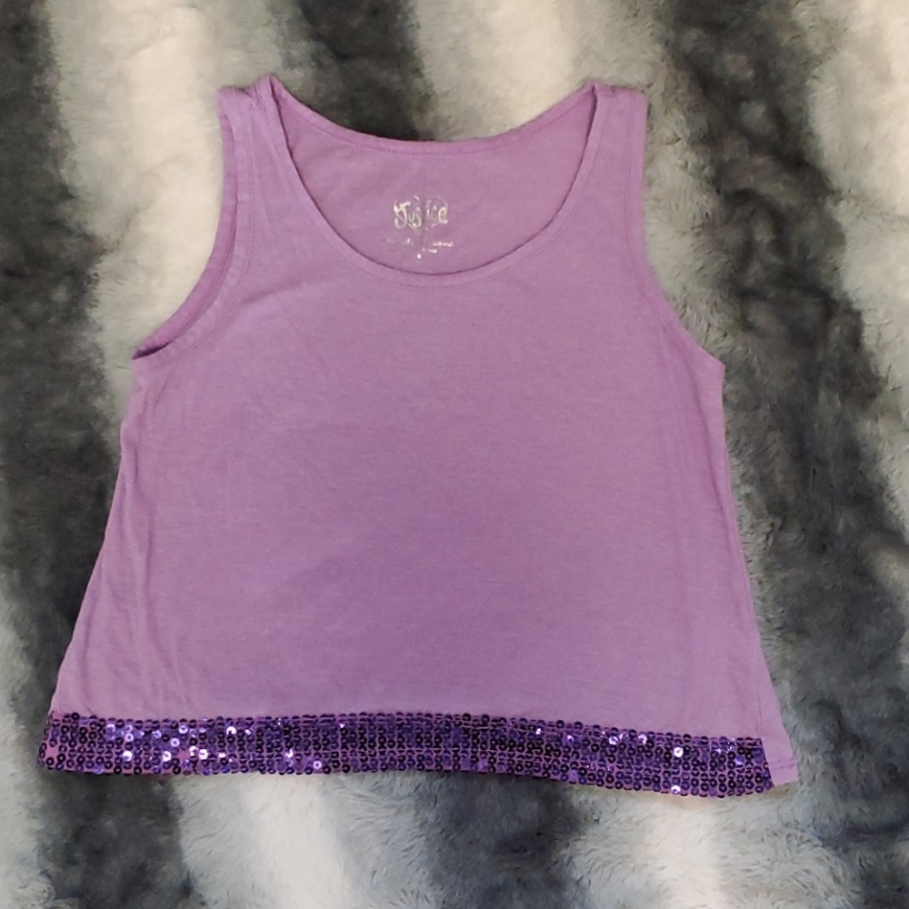 Justice brand crop tank top